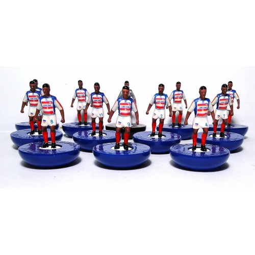 Subbuteo Andrew Table Soccer Liberia 1995 National Team on Classic Hasbro bases